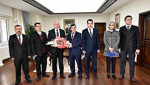 Vergi Dairesi Heyetinden Vali Meral'e Ziyaret