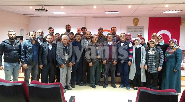 68 arıcı kursu tamamladı