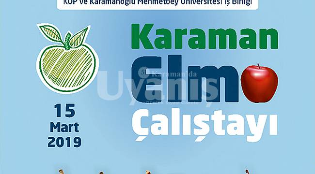 Bölgenin en kapsamlı elma çalıştayı Karaman’da yapılacak