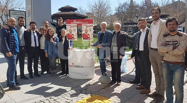 CHP’den tanıtım stantı