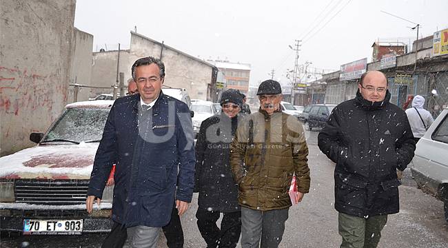 CHP’li aday Ege ziyaretlerini sürdürüyor