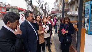 Ege, esnafları ziyaret etti