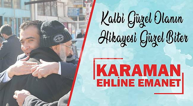 Kalaycı'dan Karaman'a "Teşekkür"