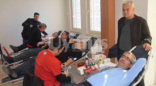 Karaman Adliyesi'nden kan bağışı kampanyası