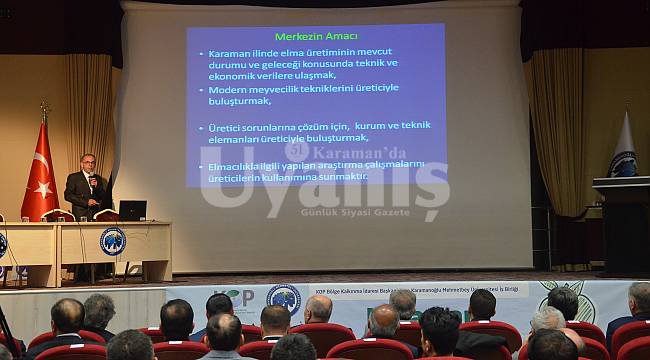 Karaman’da Elma Çalıştayı sona erdi