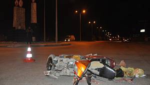Karaman'da otomobille motosiklet çarpıştı: 1 yaralı
