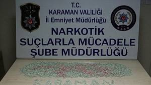 Karaman'da uyuşturucu operasyonu 3 tutuklama