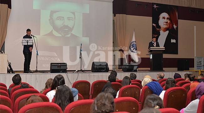 KMÜ’lü öğrenciler Mehmet Akif Ersoy'u andı