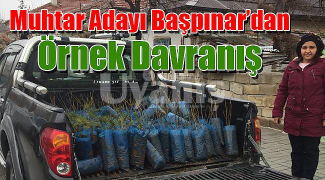 Muhtar Adayı Başpınar’dan örnek davranış