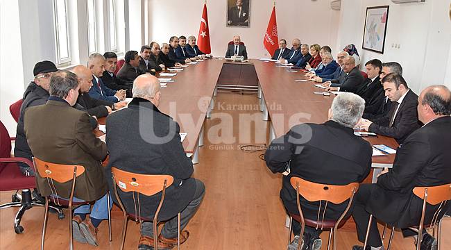 Muhtarların sorun ve talepleri dinlendi