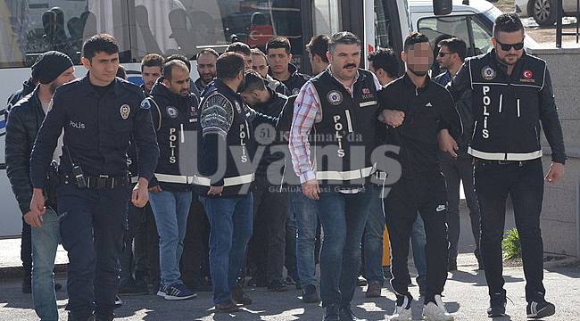 Suç örgütü hakim karşısında