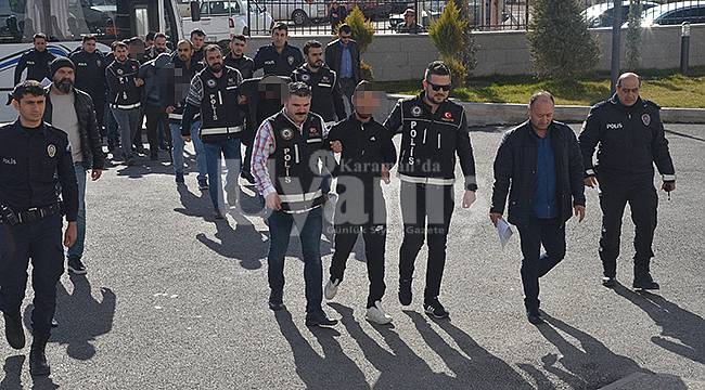 Suç örgütü operasyonunda 6 tutuklama