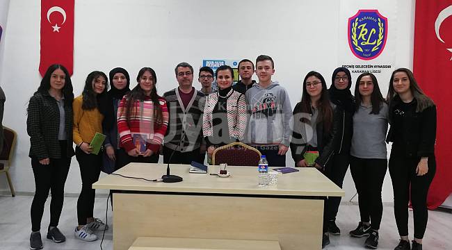 Ünlü hikayeci öğrencilerle buluştu