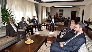 Vali Fahri Meral’e nezaket ziyareti