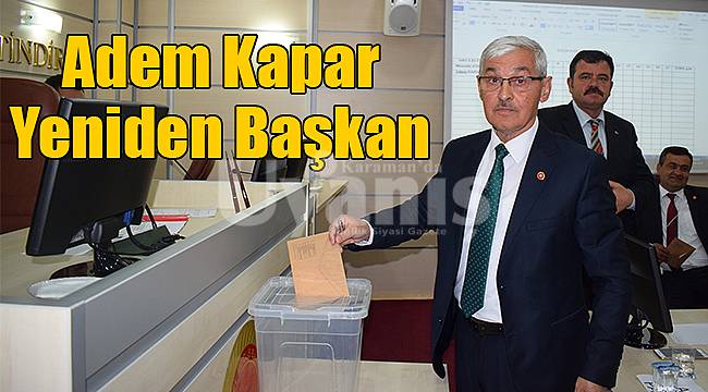 Adem Kapar Yeniden Başkan