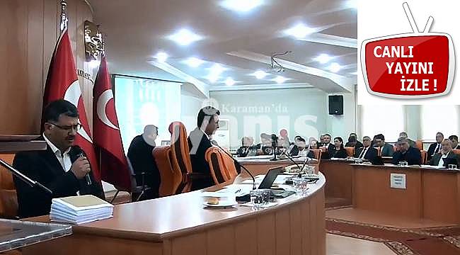 BELEDİYE MECLİSİ İLK TOPLANTISINI YAPIYOR
