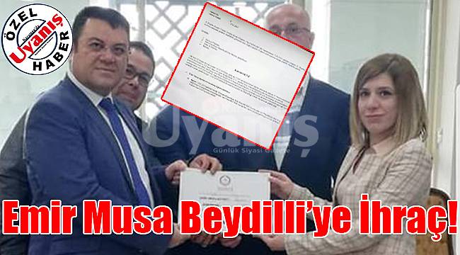 Emir Musa Beydilli'ye Ak Parti'den İhraç!