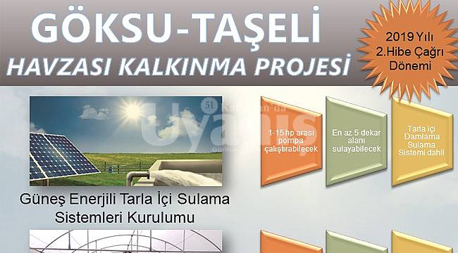 Göksu Taşeli Havzası hibe programı yayınlandı