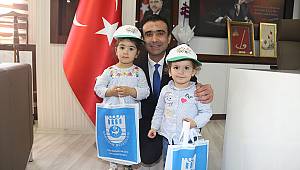 Kalaycı'nın minik ziyaretçileri vardı
