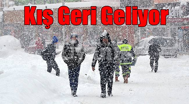Karaman'a kış geri geliyor!