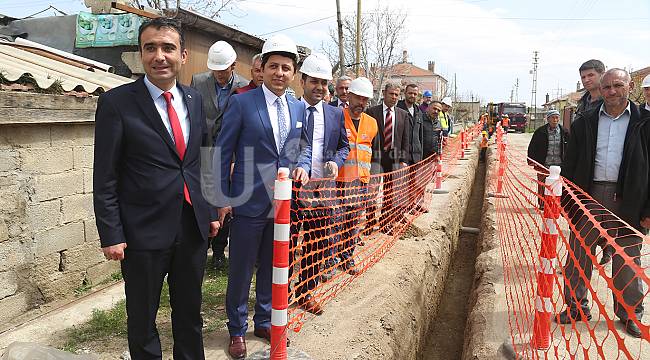 Karaman'da bir mahalle daha doğalgaza kavuşuyor