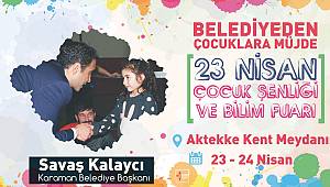 Karaman’da Çocuk Şenliği ve Bilim Fuarı düzenleniyor