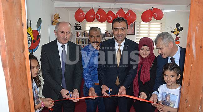 Karaman'da Şehitlerimizin Anısına Kütüphane Açıldı