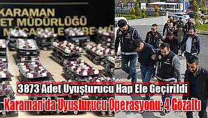 Karaman'da uyuşturucu operasyonu: 5 gözaltı