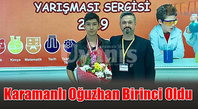 Karamanlı Oğuzhan birinci oldu