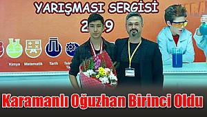 Karamanlı Oğuzhan birinci oldu