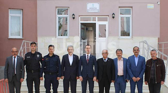 Kaymakam Göze, başkan adaylarıyla buluştu