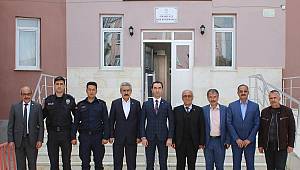 Kaymakam Göze, başkan adaylarıyla buluştu