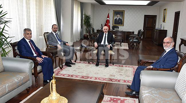 Kuzu’dan Vali Fahri Meral’e nezaket ziyareti