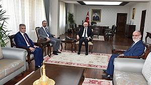 Kuzu’dan Vali Fahri Meral’e nezaket ziyareti