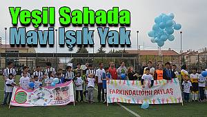 Otizmli çocuklar futbolcularla buluştu