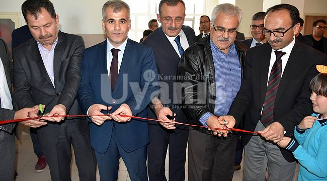 TOKİ Ortaokulu Kütüphanesinin Açılışı Yapıldı