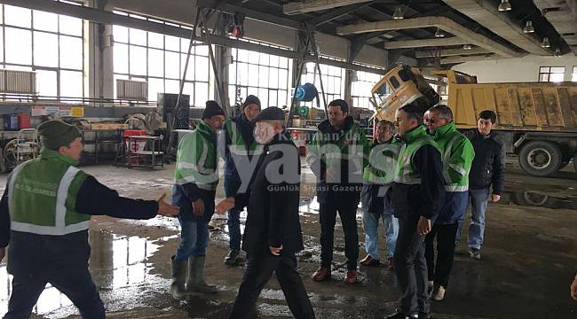 Vali Meral, çalışmalarını denetledi