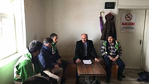 Vali Meral, dolmuş durağını ziyaret etti
