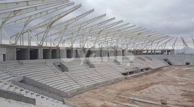 15 bin kişilik yeni stadyumda sona doğru