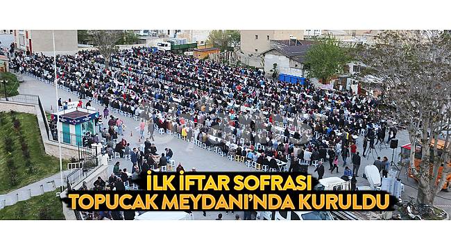 Belediyenin iftar sofrası doldu taştı