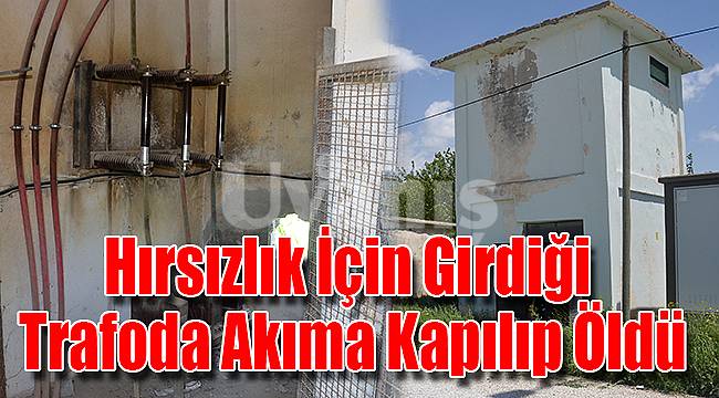 Hırsızlık için girdiği trafoda akıma kapılıp öldü