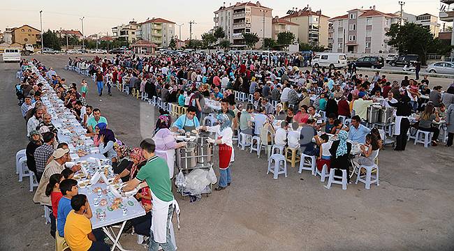 İftar Sofrası Ziya Gökalp Mahallesi’nde