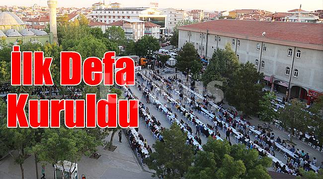 İlk defa Yenimahalle'ye kuruldu