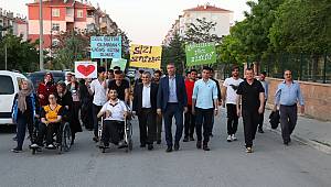 Karaman'da farkındalık yürüyüşü düzenlendi