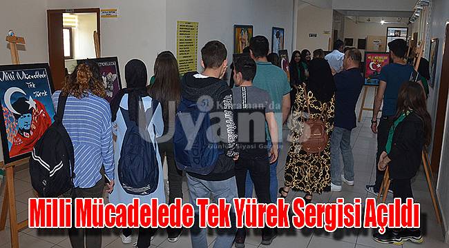 Karaman'da Milli Mücadelede Tek Yürek sergisi açıldı
