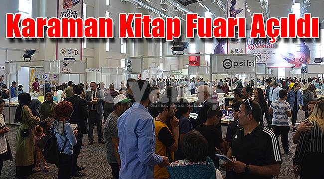 Karaman Kitap Fuarı açıldı