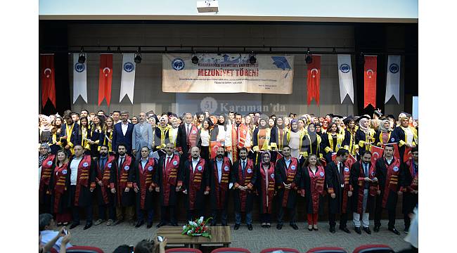 Kazımkarabekir'de mezuniyet coşkusu