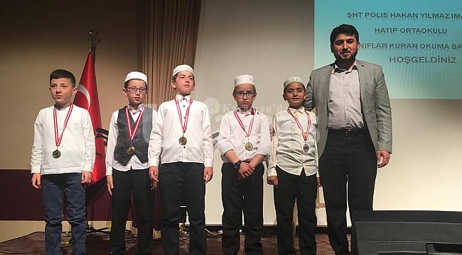 Kur'an bülbülleri madalyalarını aldı