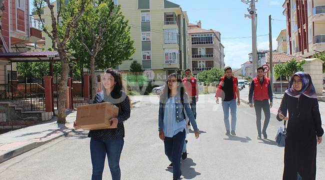 Öğrencilerden anlamlı ramazan yardımı