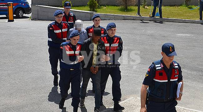 Rögar kapakları çalan Afganlılar adliyeye sevk edildi